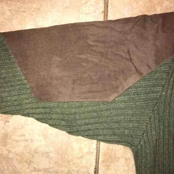 Men's Vintage Avery Heritage Cache River Oil Cloth 1/2 Zip Wool Sweater - Picture 15 of 16